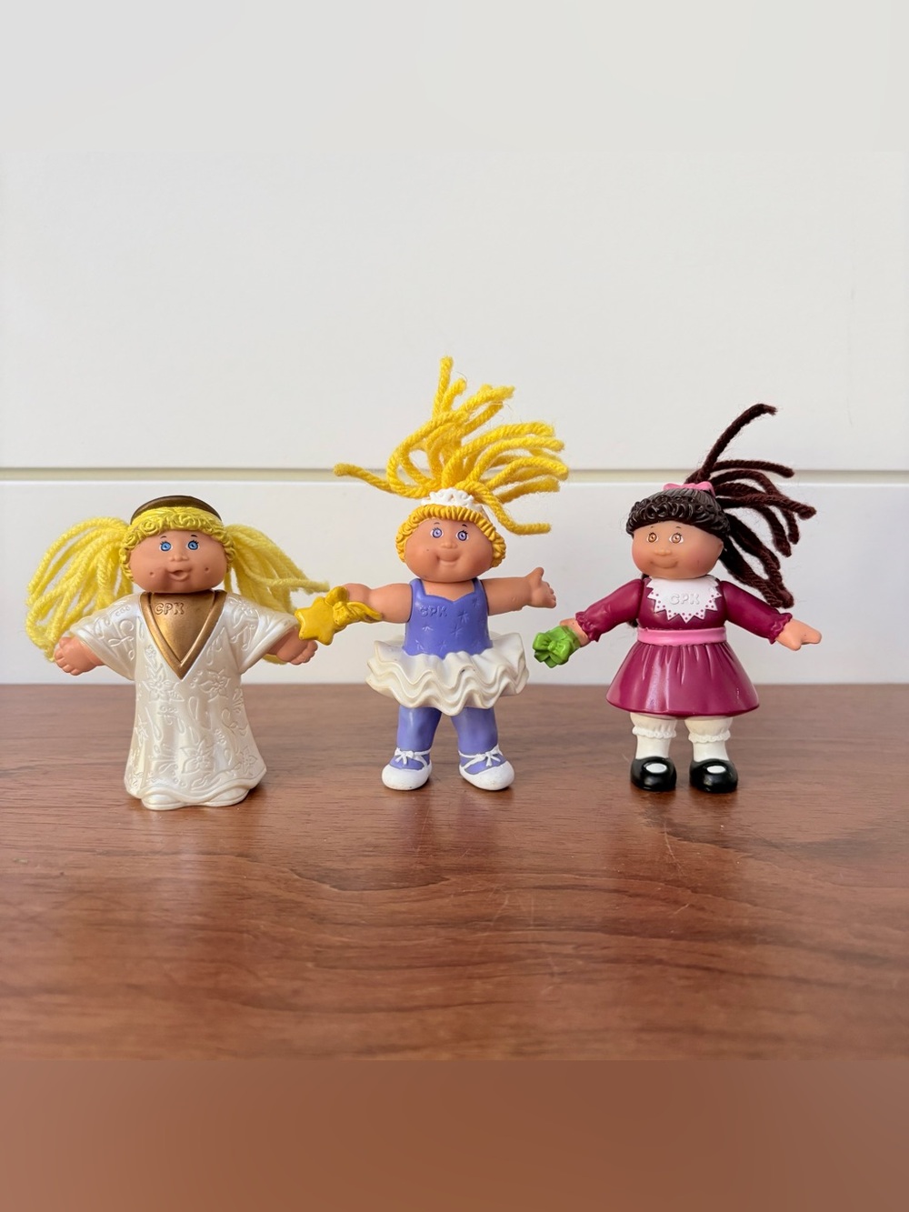 Vintage 1992 Cabbage Patch Kids CPK Mini Figures Toys Lot of 3 McDonald’s Kids